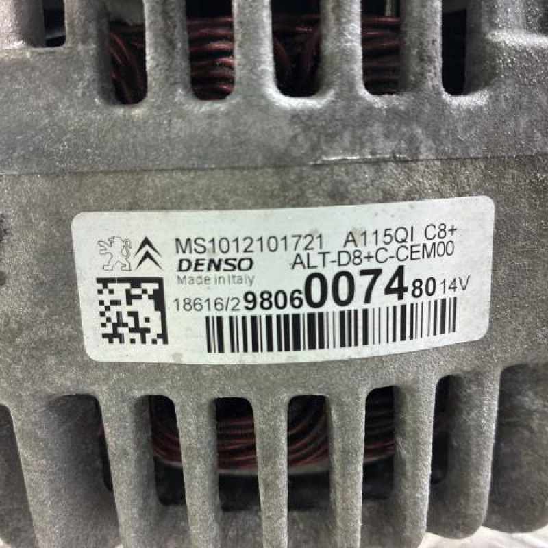 Alternateur PEUGEOT 208 1 Photo n°3