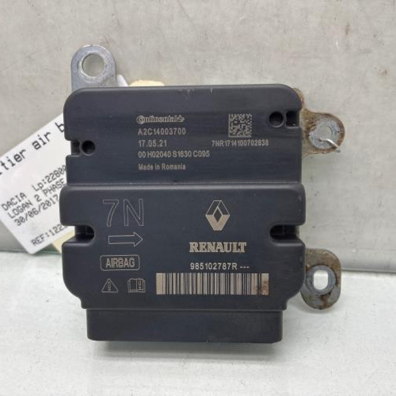 Boitier air bag DACIA LOGAN 2 Photo n°1