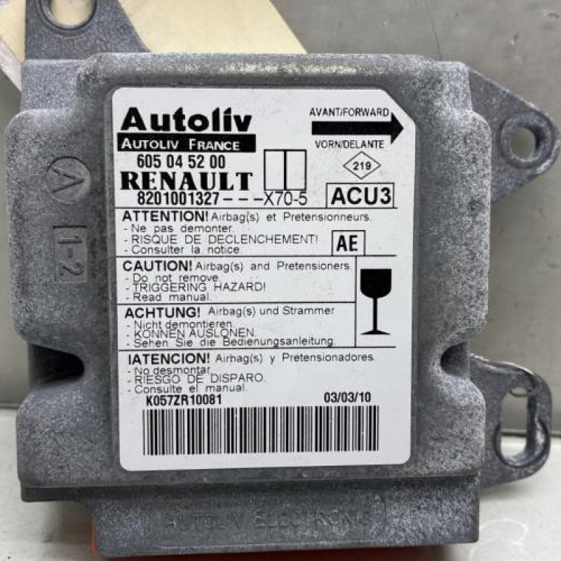 Boitier air bag RENAULT MASTER 2 Photo n°2