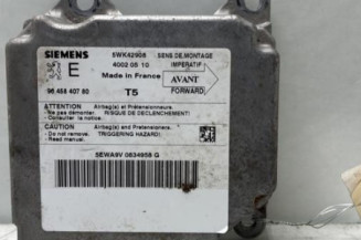 Boitier air bag PEUGEOT 307 Photo n°1
