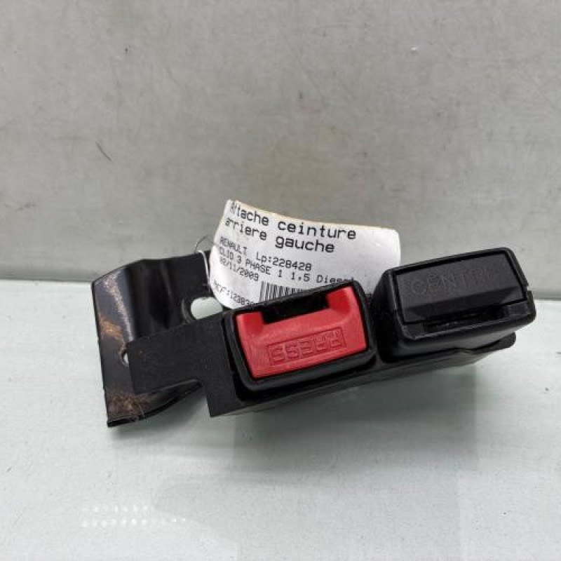 Attache ceinture arriere gauche RENAULT CLIO 3 Photo n°1