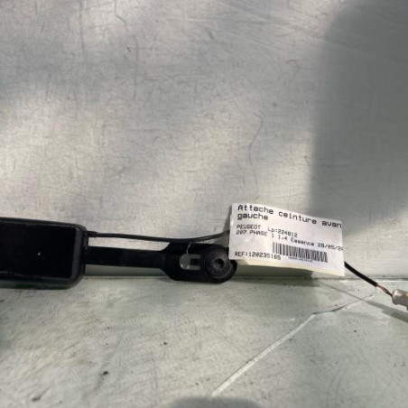 Attache ceinture avant gauche PEUGEOT 207 Photo n°1