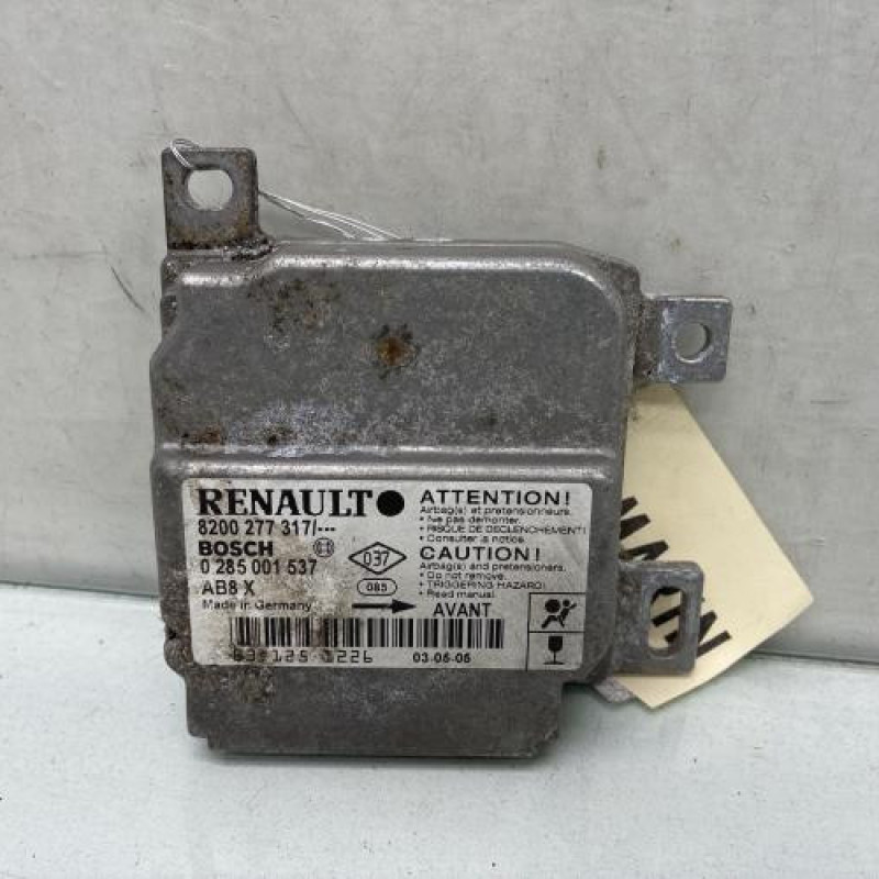 Boitier air bag RENAULT CLIO 2 Photo n°1