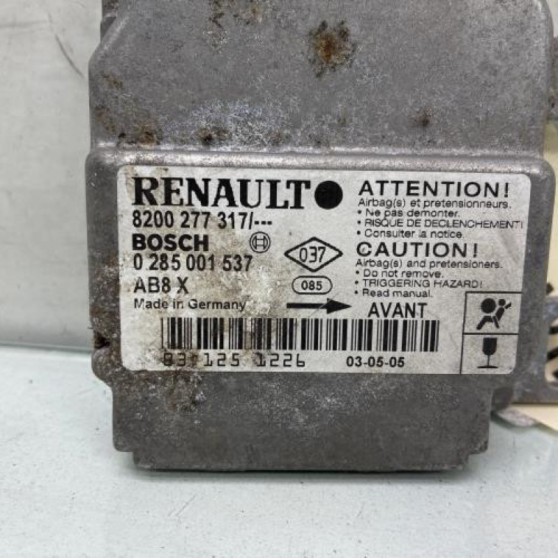 Boitier air bag RENAULT CLIO 2 Photo n°2