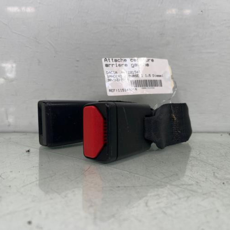 Attache ceinture arriere gauche DACIA SANDERO 2 Photo n°1