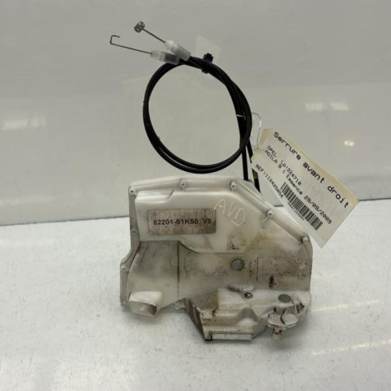 Serrure avant droit OPEL AGILA B Photo n°1