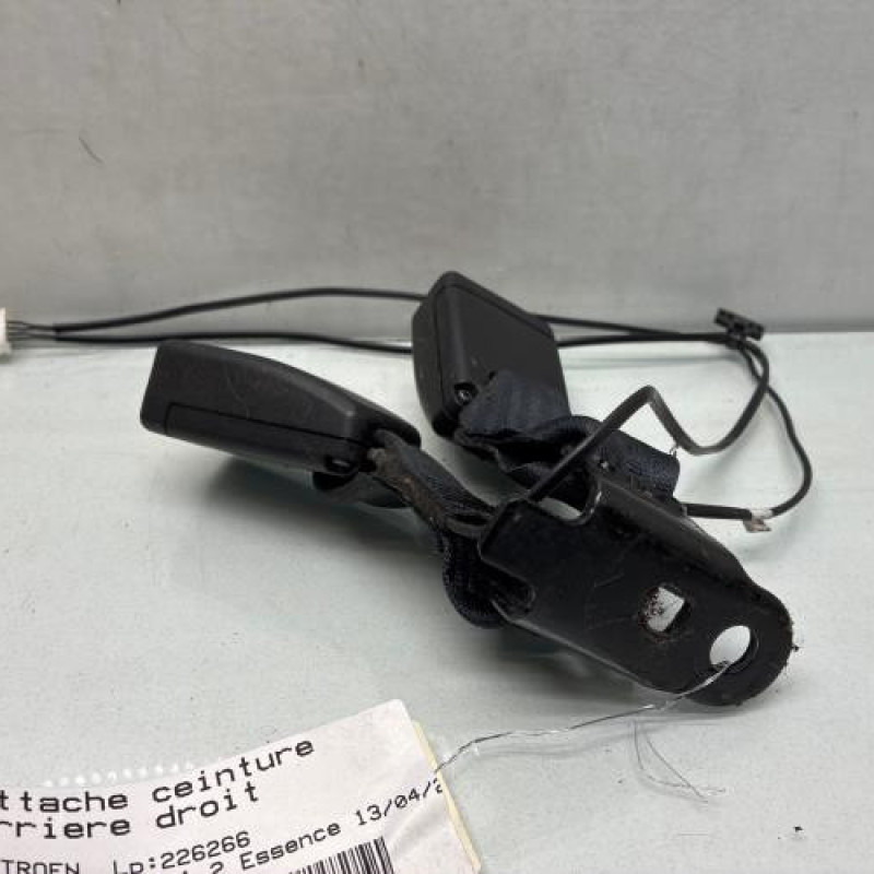 Attache ceinture arriere droit CITROEN C3 3 Photo n°3