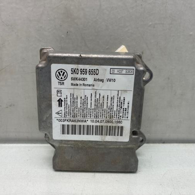 Boitier air bag VOLKSWAGEN GOLF 6 Photo n°1