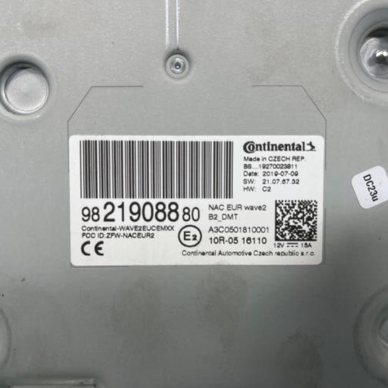 Autoradio d'origine PEUGEOT 208 1 Photo n°3