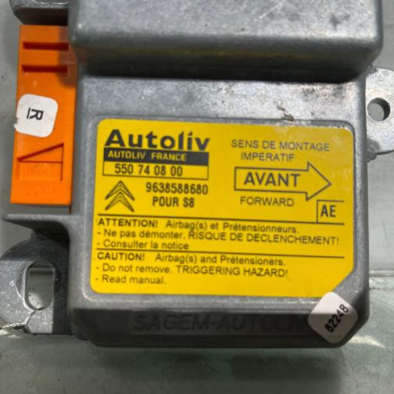 Boitier air bag CITROEN SAXO Photo n°2