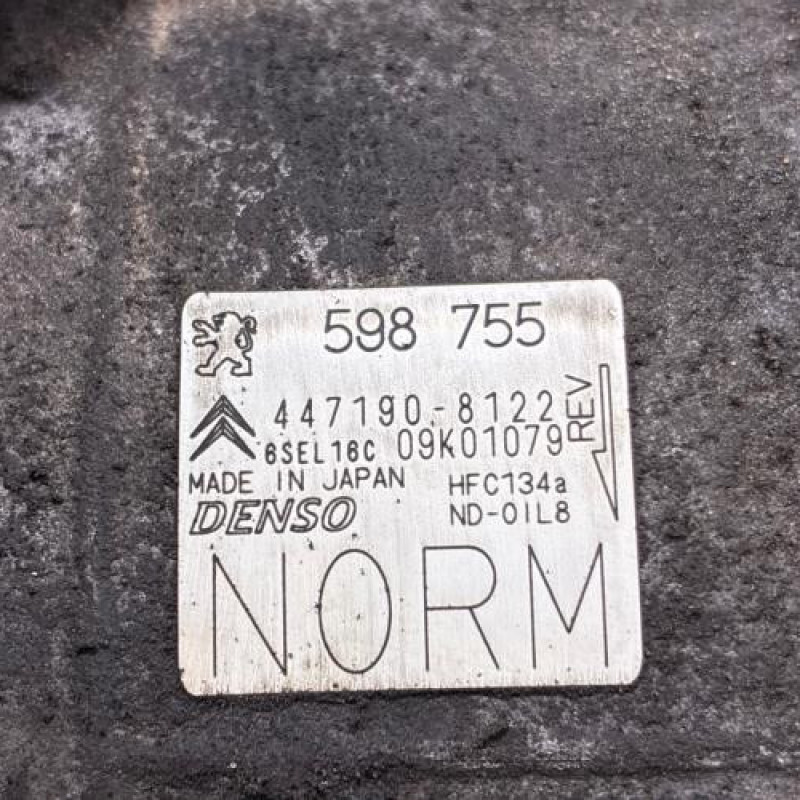 Compresseur clim PEUGEOT 3008 1 Photo n°7