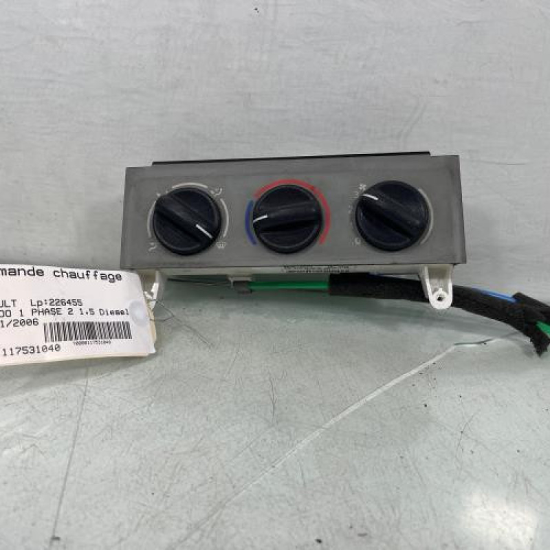 Commande chauffage RENAULT KANGOO 1 Photo n°1