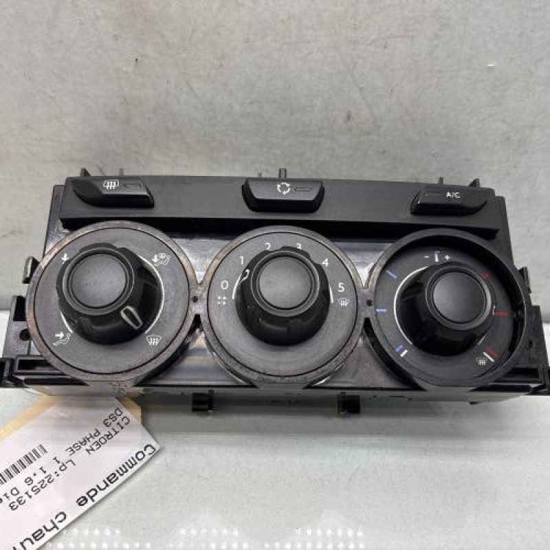 Commande chauffage CITROEN DS3 Photo n°1