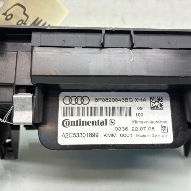 Commande chauffage AUDI A3 2 Photo n°4