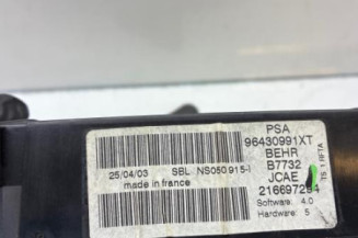 Commande chauffage PEUGEOT 307