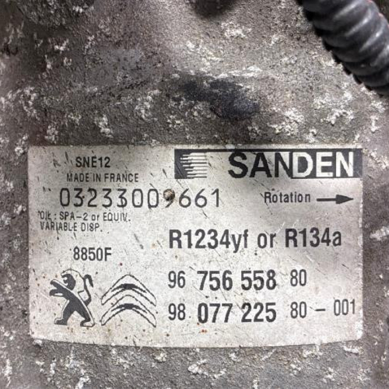 Compresseur clim PEUGEOT 208 1 Photo n°6