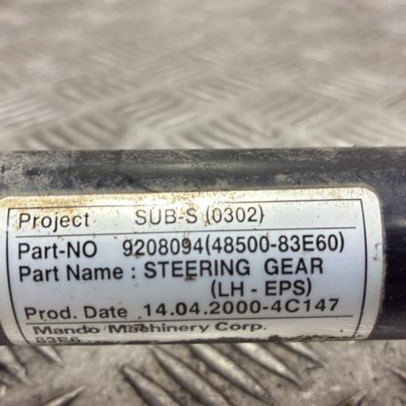 Cremaillere assistee SUZUKI WAGON-R Photo n°7