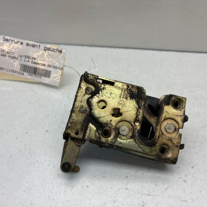 Serrure avant gauche PEUGEOT 405 Photo n°3