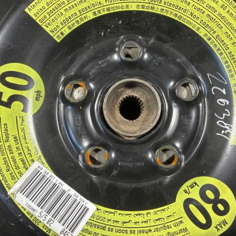 Roue de secours VOLKSWAGEN GOLF 6 Photo n°3