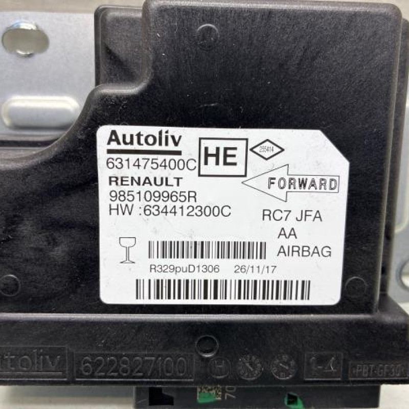 Boitier air bag RENAULT GRAND SCENIC 4 Photo n°2
