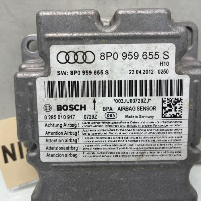 Boitier air bag AUDI A3 2 Photo n°2