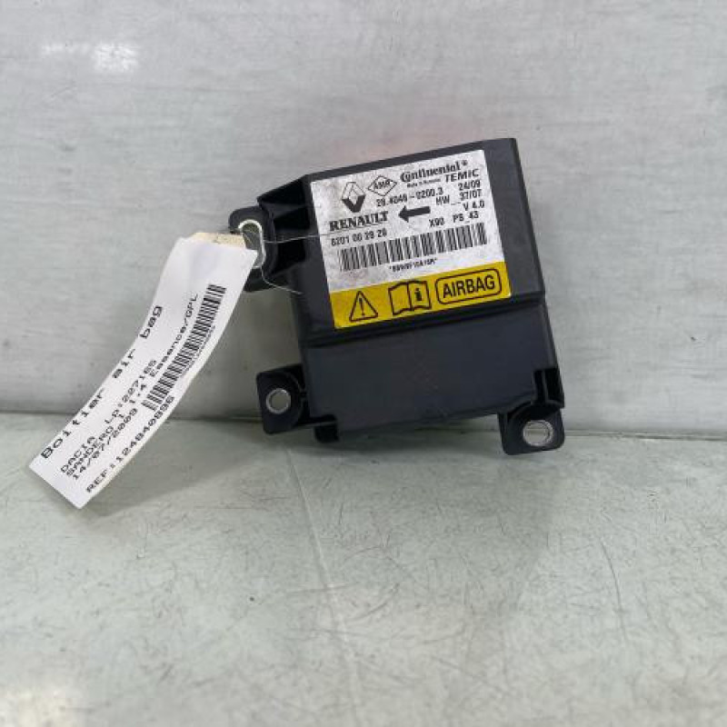 Boitier air bag DACIA SANDERO 1 Photo n°1