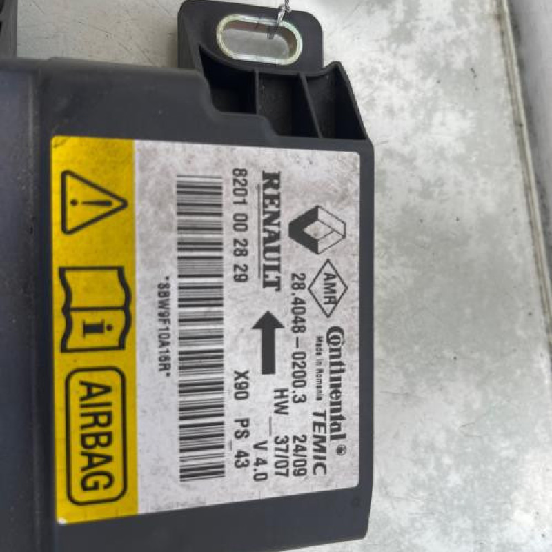 Boitier air bag DACIA SANDERO 1 Photo n°4