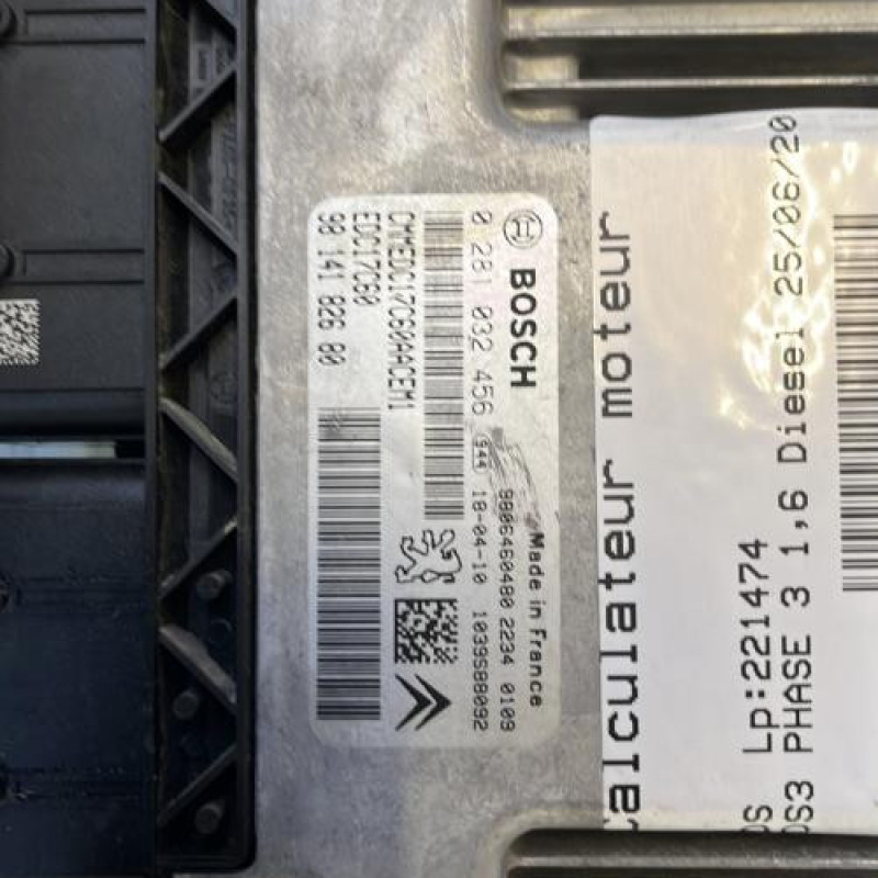 Calculateur moteur DS DS3 Photo n°3