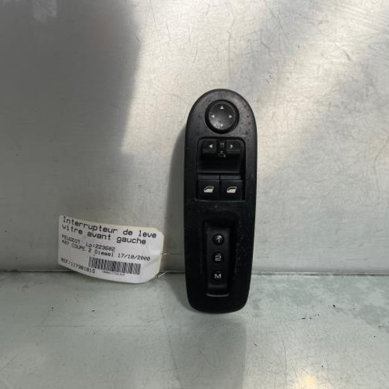 Interrupteur de leve vitre avant gauche PEUGEOT 407 Photo n°4