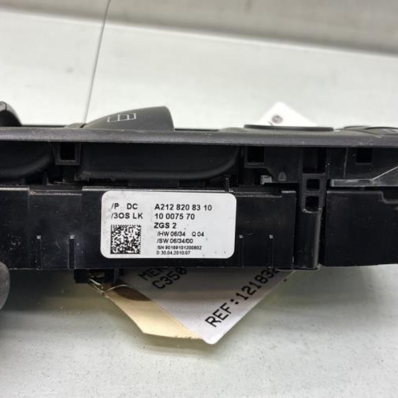 Interrupteur de leve vitre avant gauche MERCEDES CLASSE C 204 Photo n°4