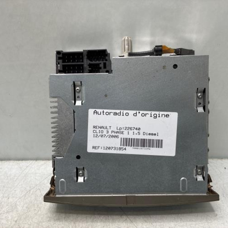 Autoradio d'origine RENAULT CLIO 3 Photo n°5