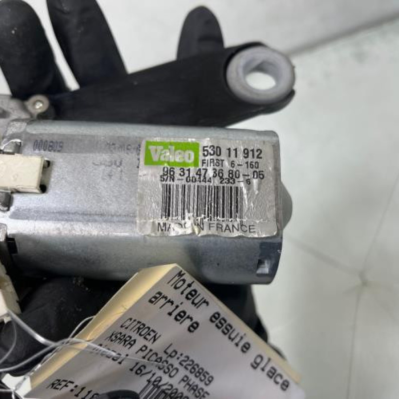 Moteur essuie glace arriere CITROEN XSARA PICASSO Photo n°3