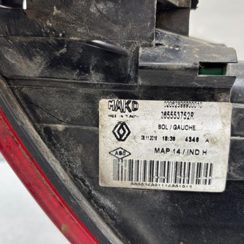 Feu arriere principal gauche (feux) RENAULT CLIO 4 Photo n°7