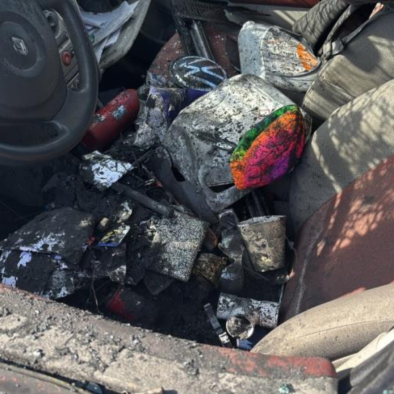 Feu arriere stop central RENAULT MODUS Photo n°12