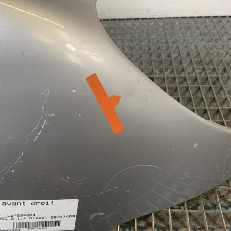 Aile avant droit PEUGEOT 206 Photo n°2