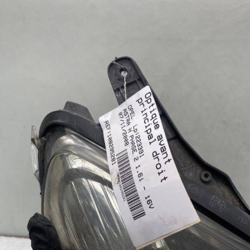 Optique avant principal droit (feux)(phare) OPEL ASTRA H Photo n°4