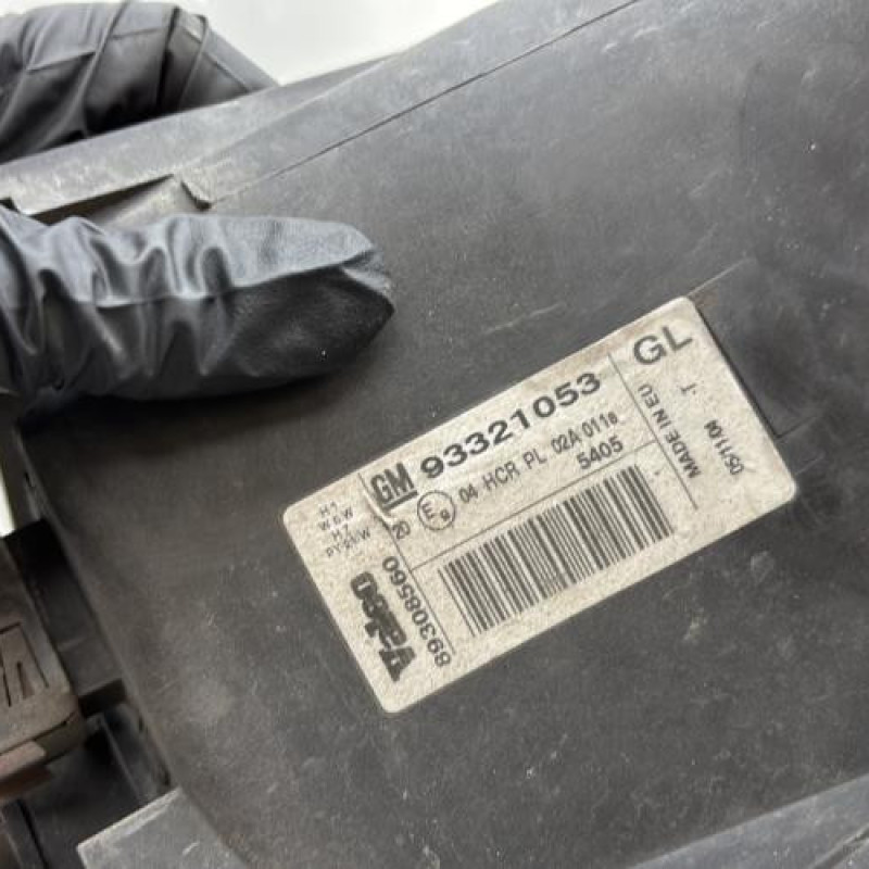 Optique avant principal droit (feux)(phare) OPEL MERIVA A Photo n°8