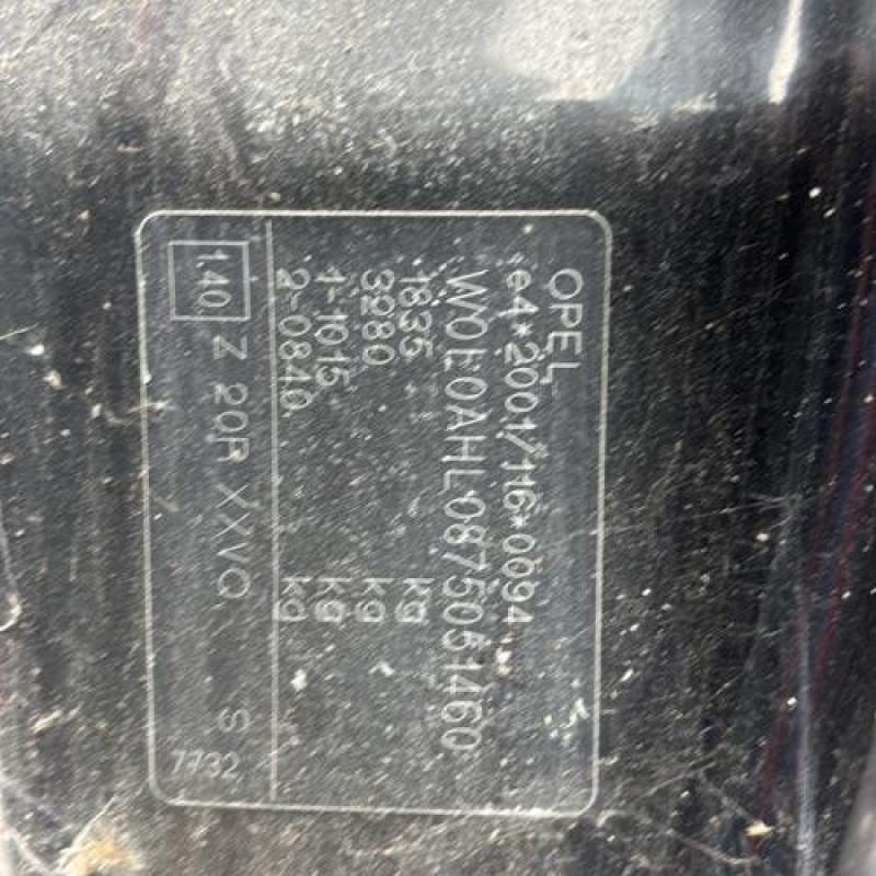 Pare choc arriere OPEL ASTRA H Photo n°11