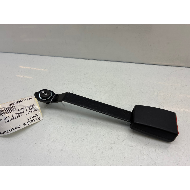 Attache ceinture avant droit RENAULT CLIO 3 Photo n°1