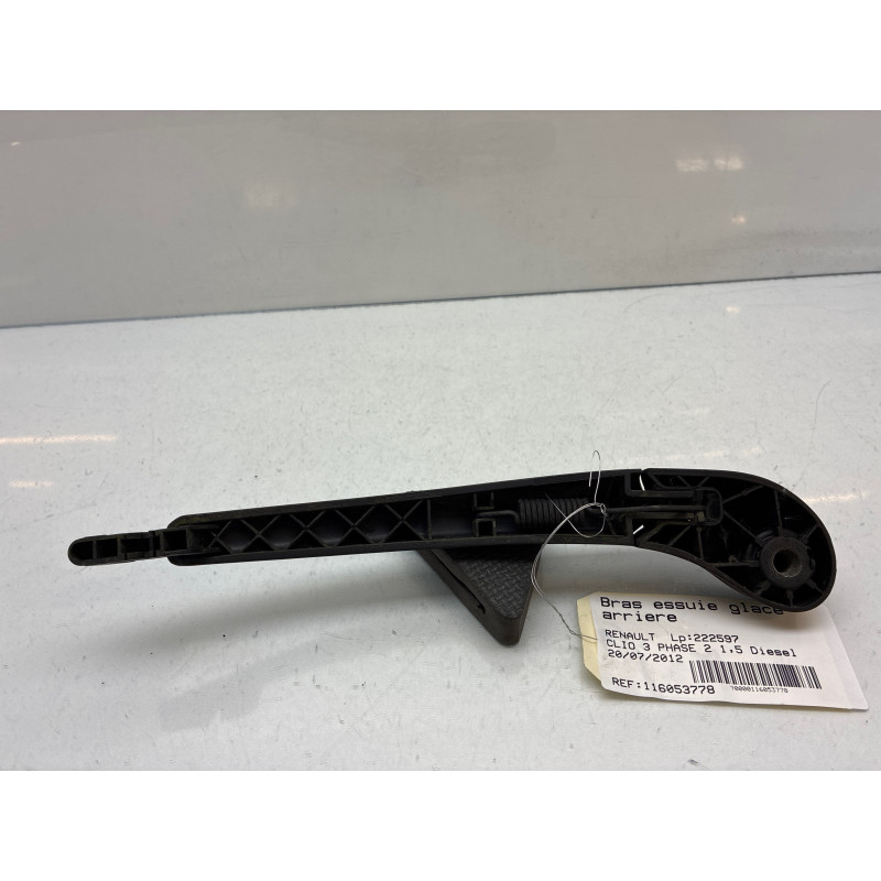 Bras essuie glace arriere RENAULT CLIO 3 Photo n°5