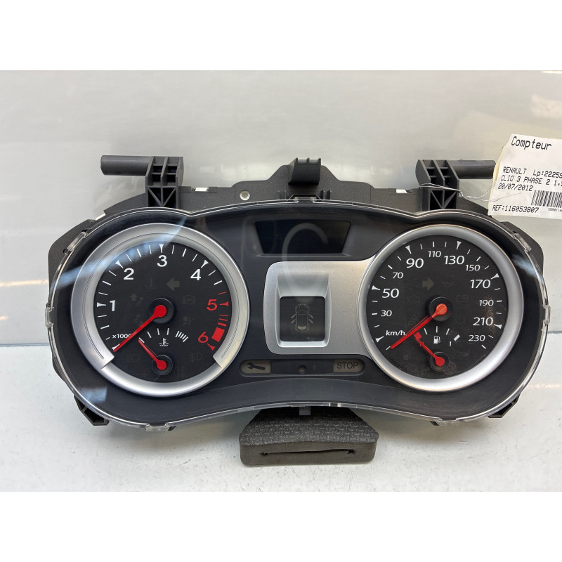 Compteur RENAULT CLIO 3 Photo n°1