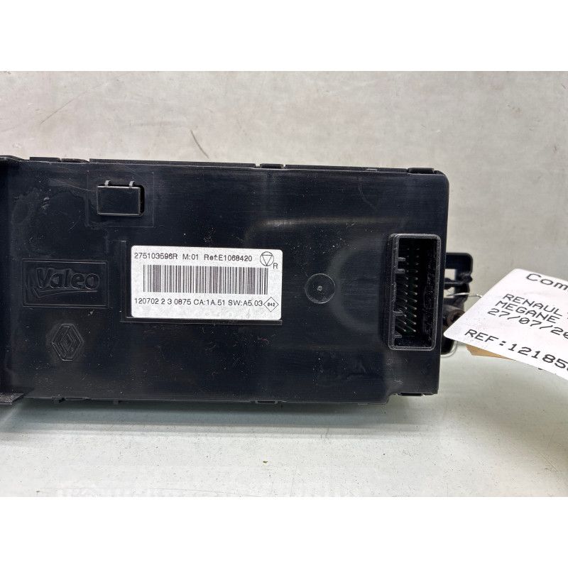 Commande chauffage RENAULT MEGANE 3 Photo n°4