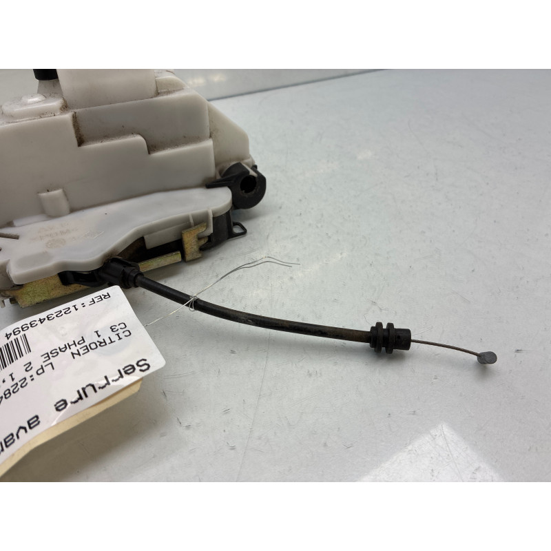 Serrure avant gauche CITROEN C3 1 Photo n°2