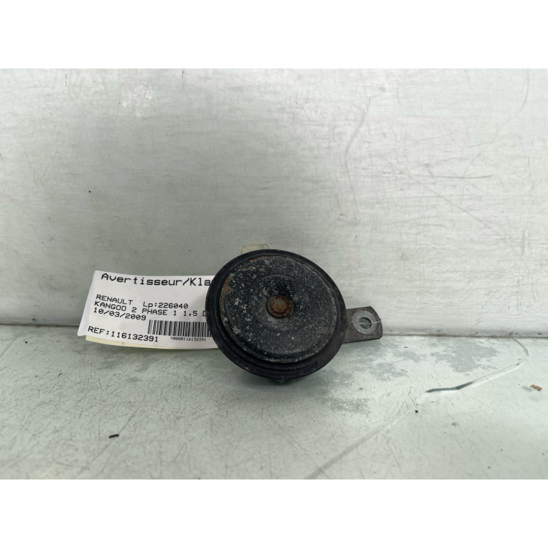 Avertisseur/Klaxon RENAULT KANGOO 2 Photo n°1