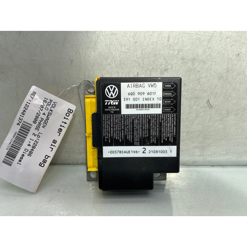 Boitier air bag VOLKSWAGEN POLO 4 Photo n°1