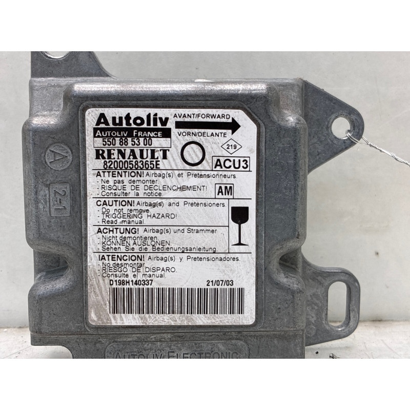 Boitier air bag RENAULT TWINGO 1 Photo n°2