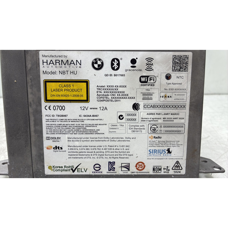 Autoradio d'origine BMW X3 F25 Photo n°9
