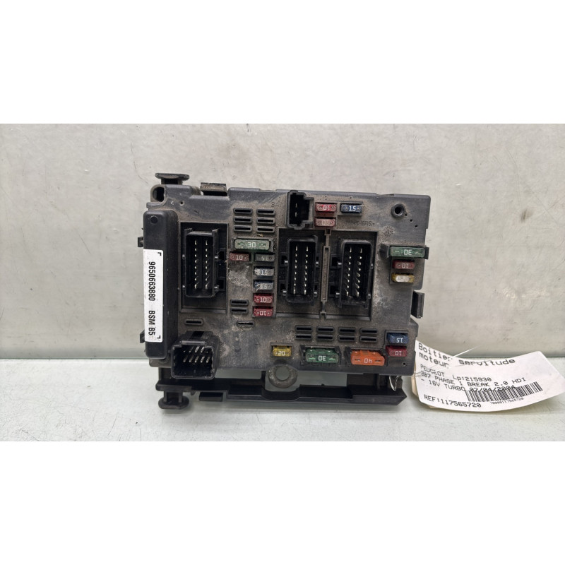 Boitier servitude moteur (BSM) PEUGEOT 307 Photo n°1
