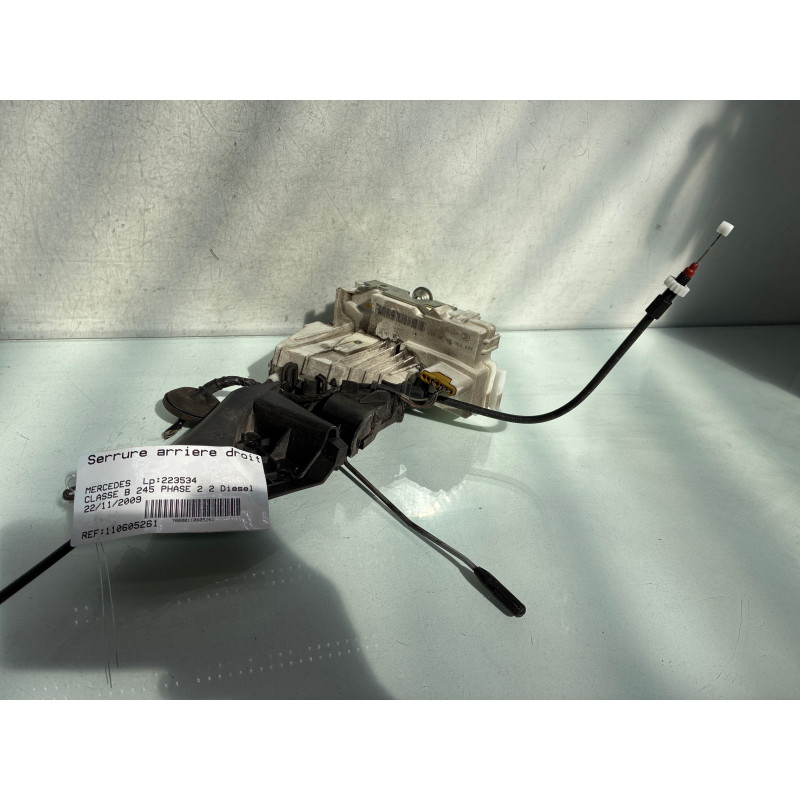 Serrure arriere droit MERCEDES CLASSE B 245 Photo n°2