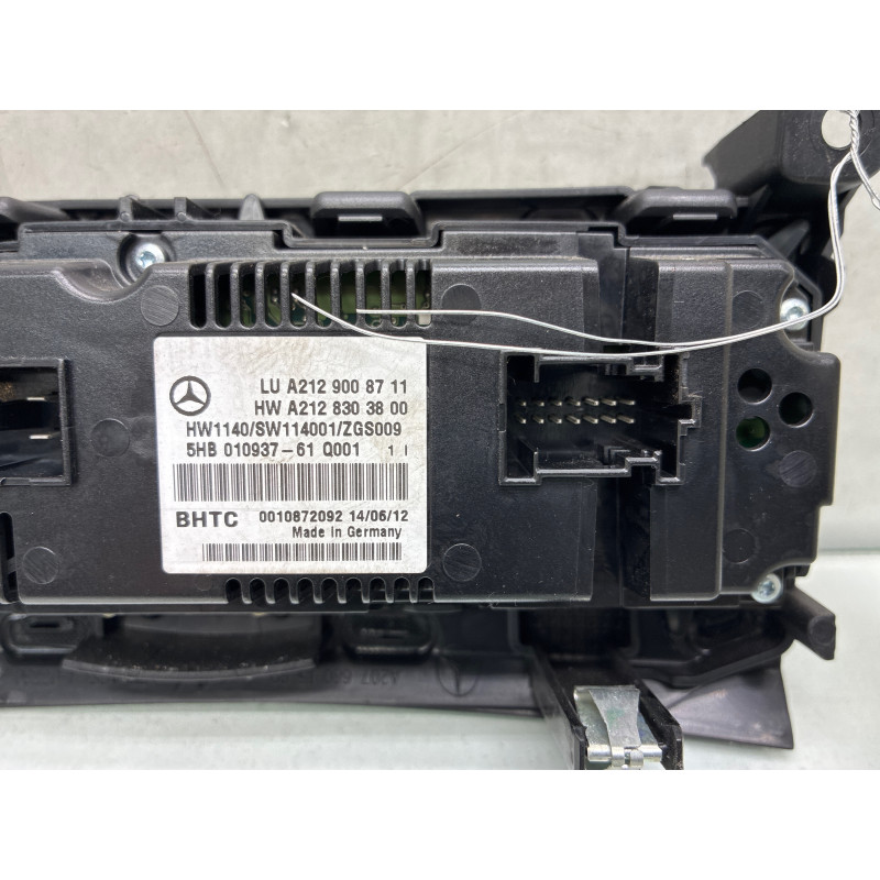 Commande chauffage MERCEDES CLASSE E 207 Photo n°3